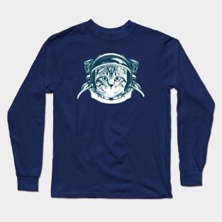 Cat in the space Long Sleeve T-Shirt